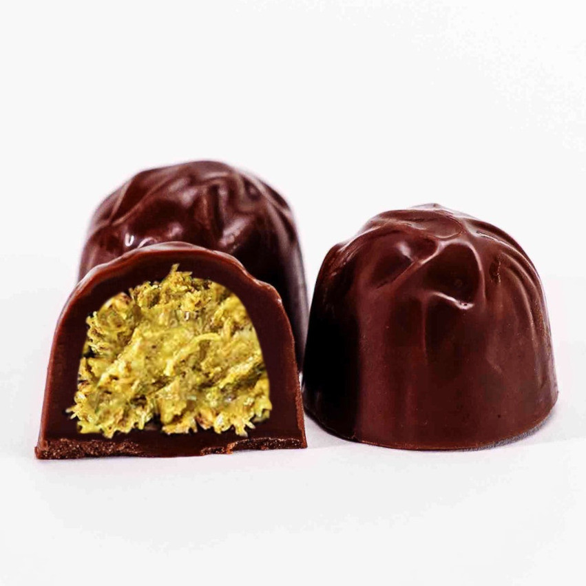 Xite Delta 9 THC + CBD Dubai Chocolate Nuggets - Calm Leaf
