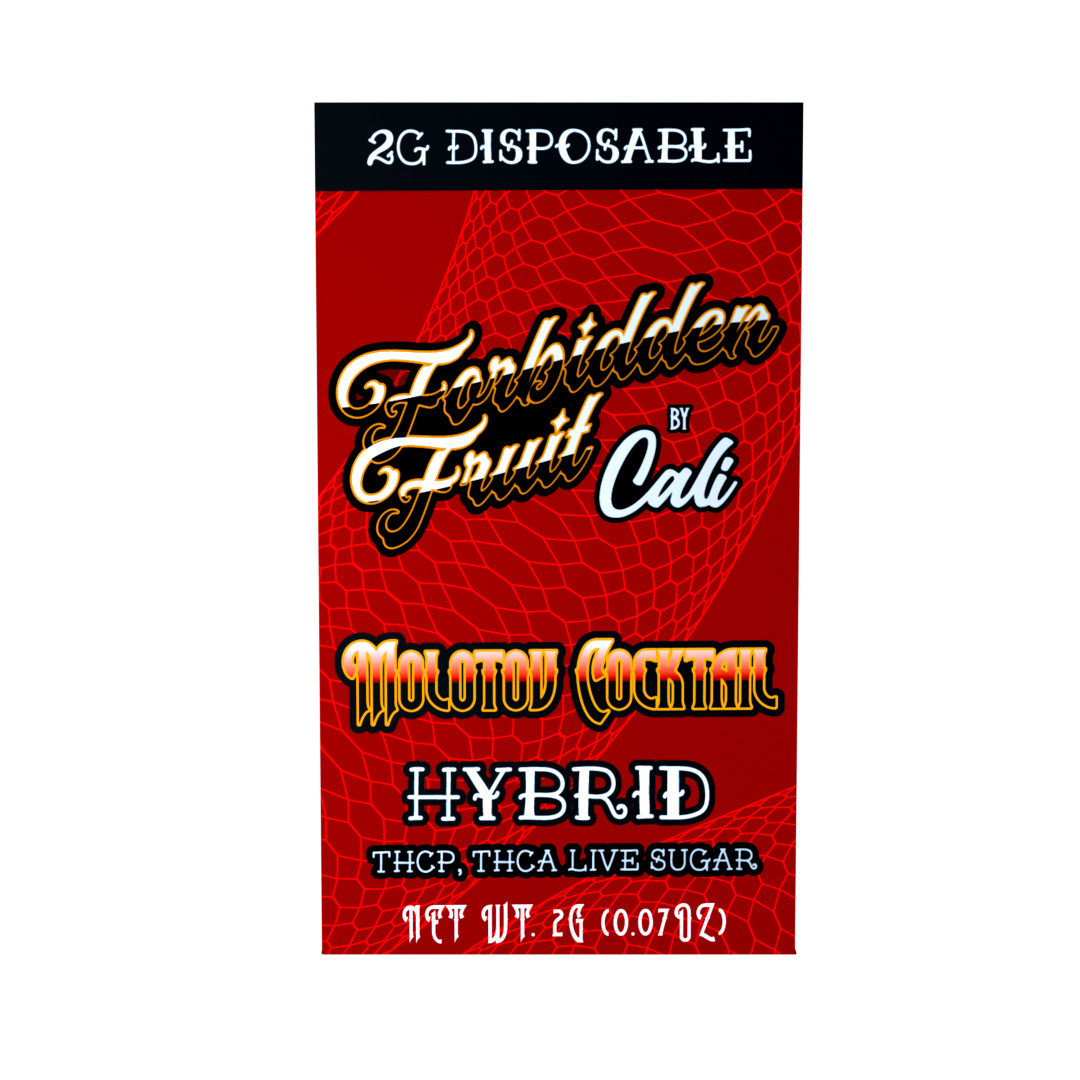 Forbidden Fruit by Cali THC-P + THCA Live Sugar 2G Disposable Vape