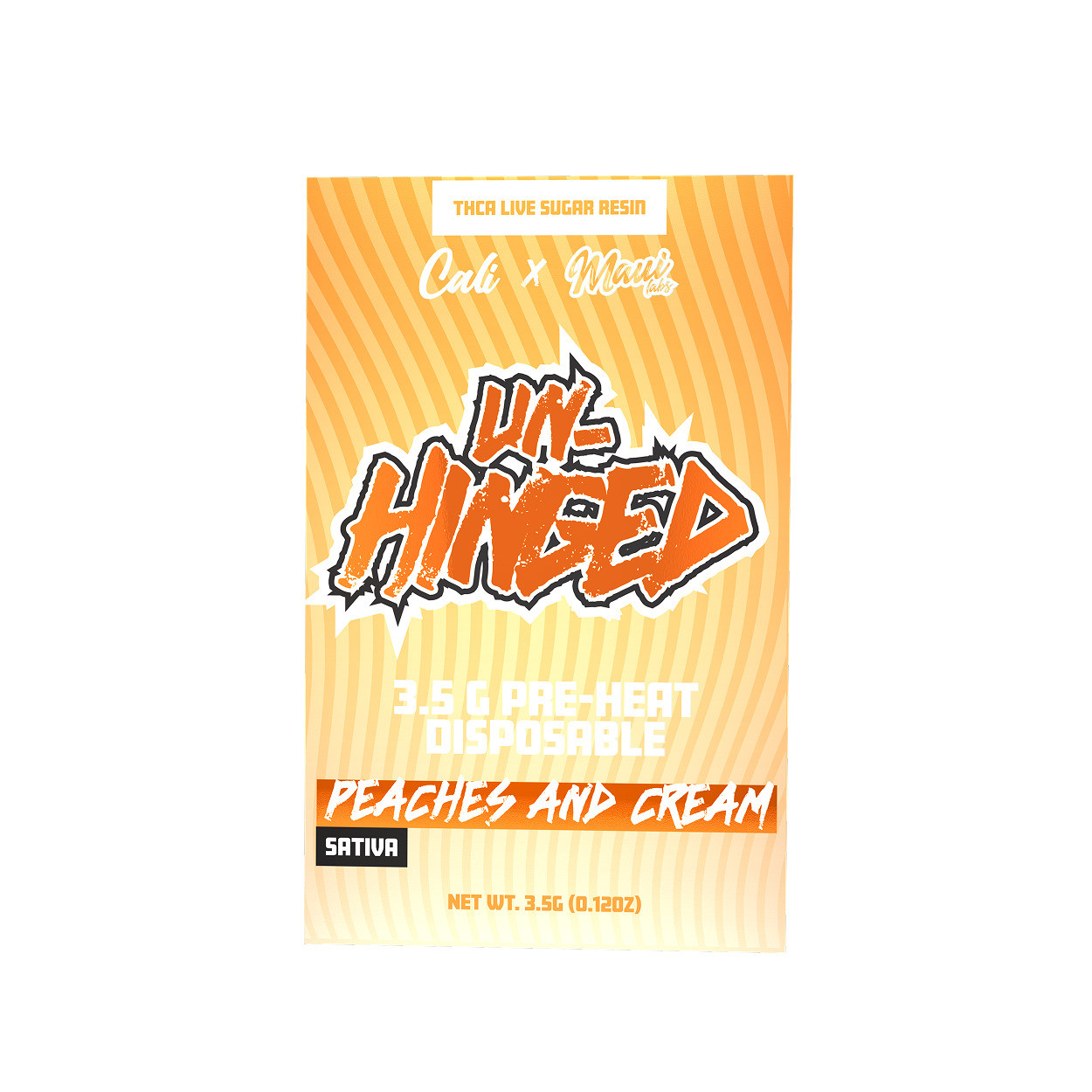 Cali x Maui Labs Unhinged THCA Live Sugar Resin 3.5G Disposable
