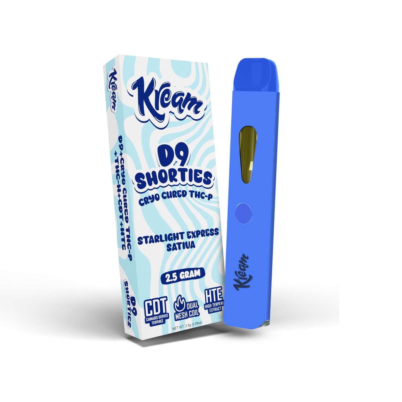 Kream D9 Shorties 2.5G Disposable Vape Pen