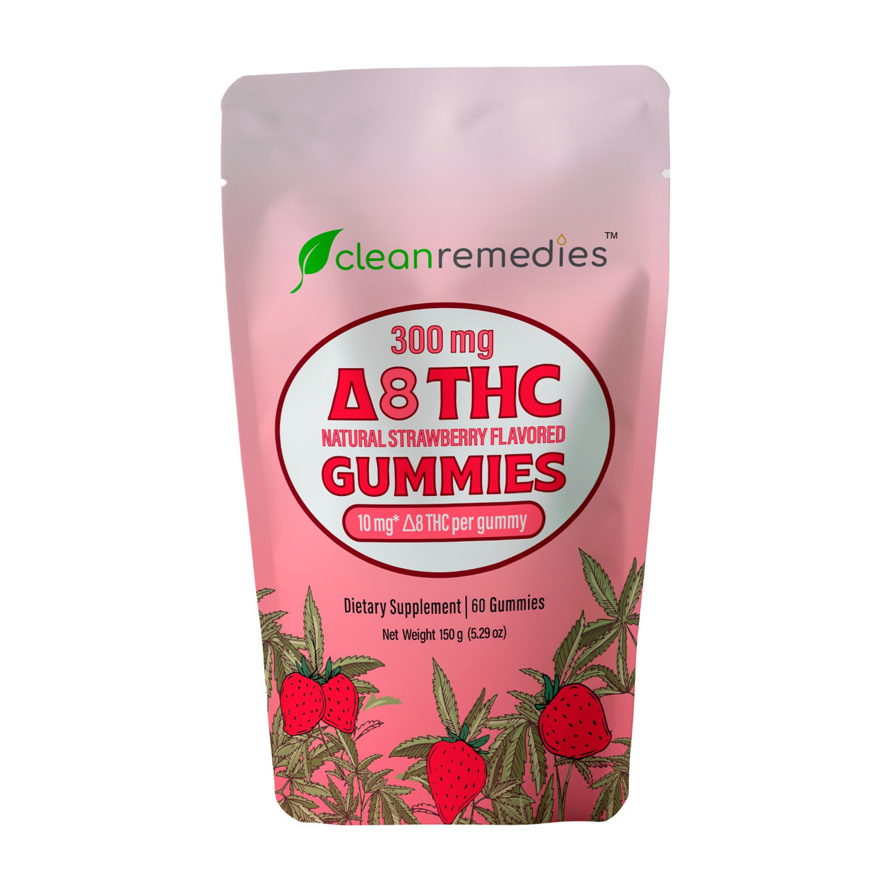 Clean Remedies Delta 8 THC Gummies - Calm Leaf
