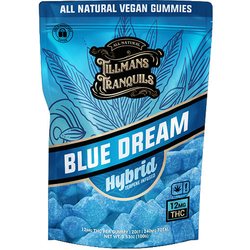 Tillmans Tranquils Organic Delta 9 THC Vegan Gummies - Calm Leaf