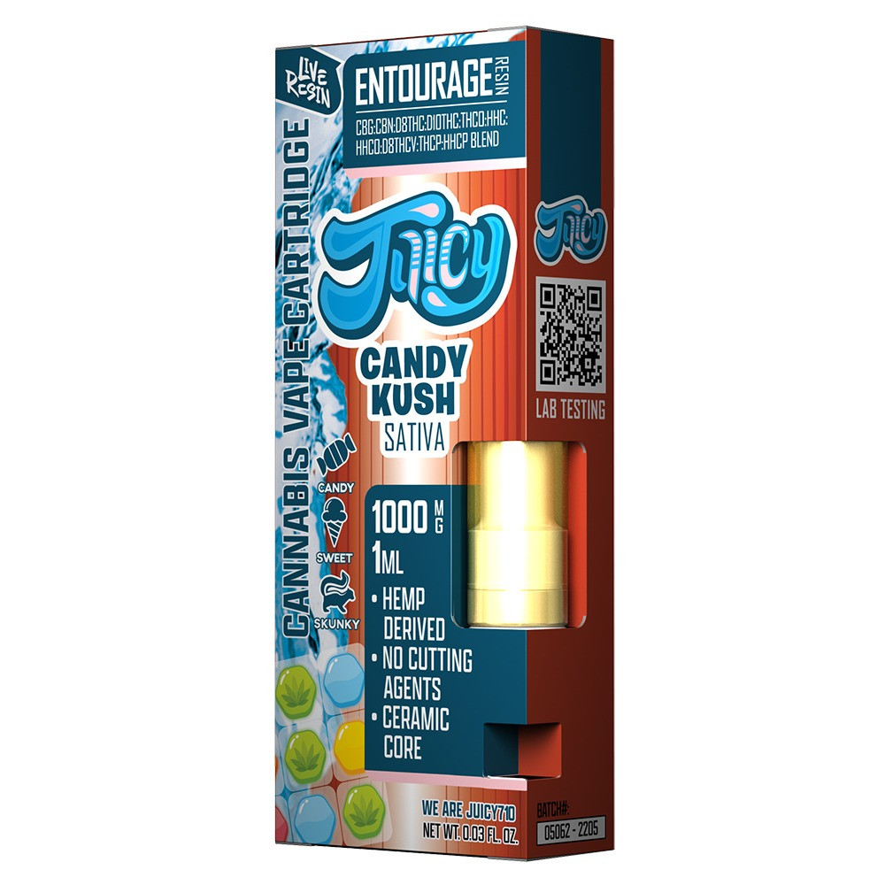 CNP liquid indica 割引中 Juicy Entourage Live Resin Blend Vape Cartridge - Calm Leaf