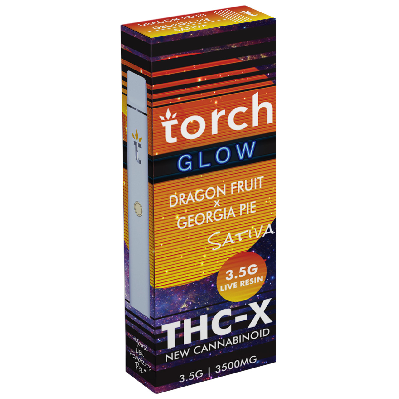 zythos vap Torch Glow Live Resin THC-X Disposable 3.5G Vape Pen main image 1