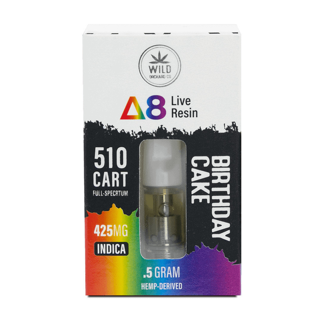 Wild Orchard Live Resin Delta 8 THC 510 Cart - Calm Leaf