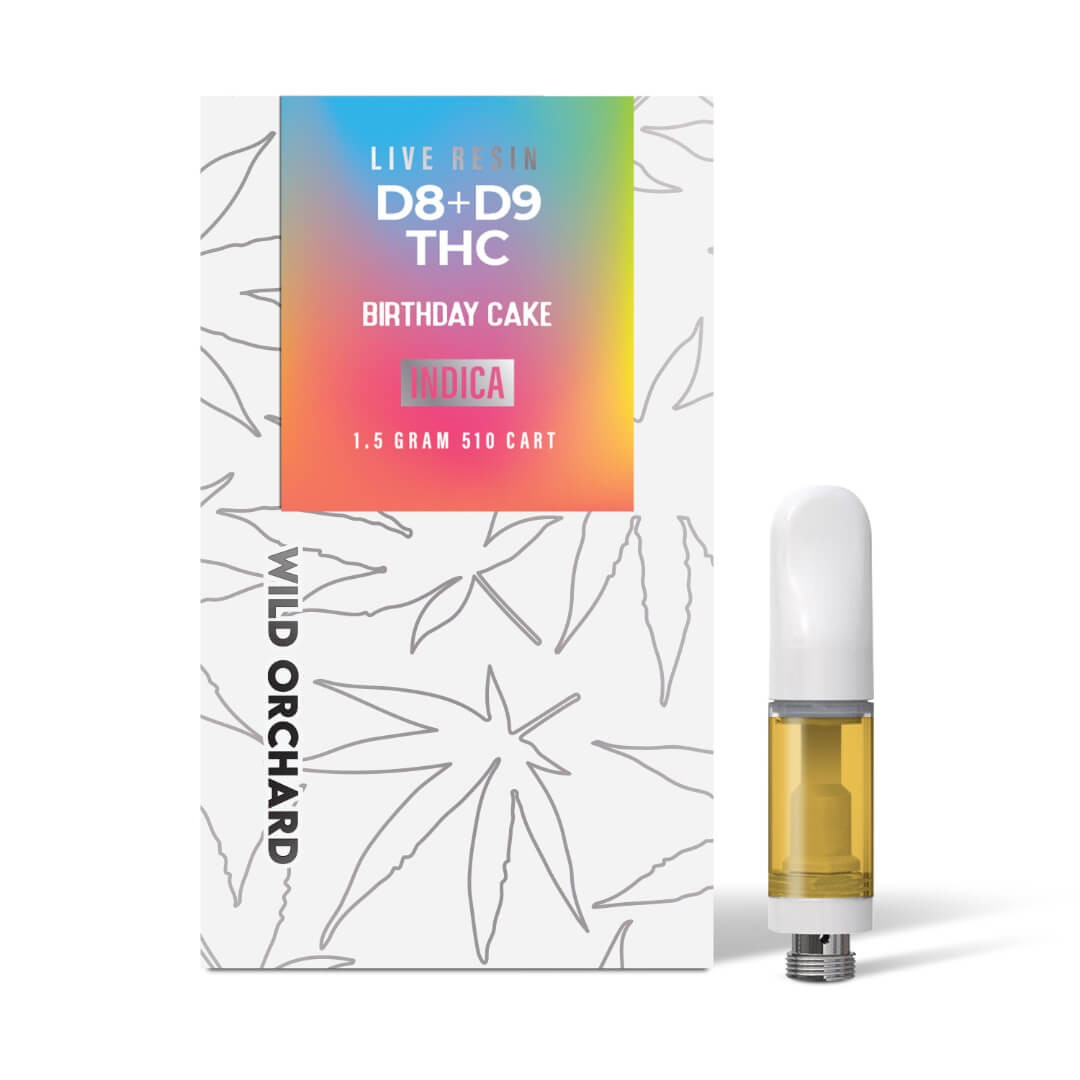 Wild Orchard Delta 8 + Delta 9 THC Live Resin 1.5G Vape Cartridge