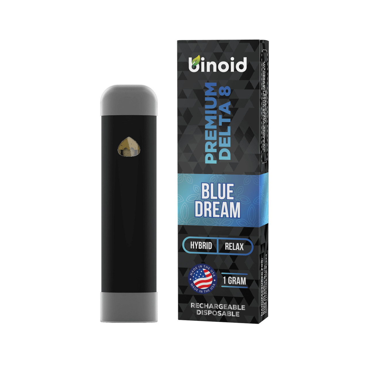 Binoid Premium Delta 8 THC 1G Disposable Vape Pen - Calm Leaf