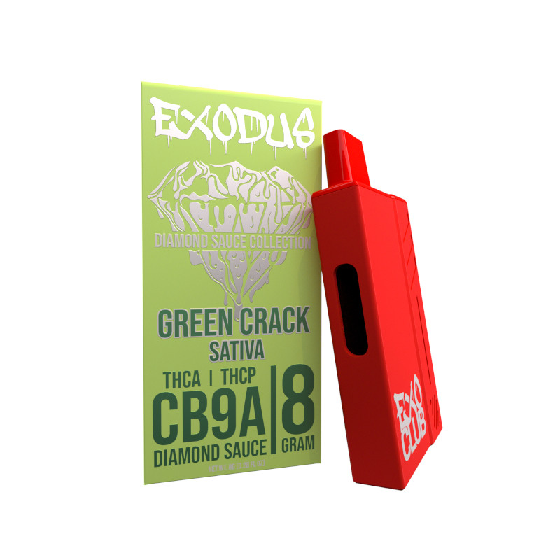 Exodus Diamond Sauce Collection CB9A + THC-A + THC-P 8G Disposable