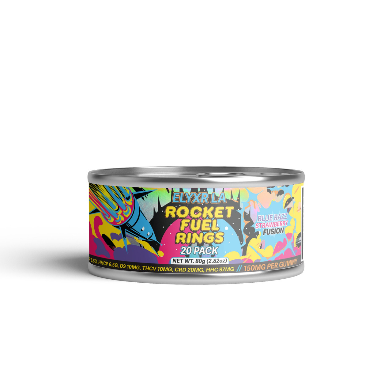 Elyxr Rocket Fuel Blend Gummy Rings - Calm Leaf