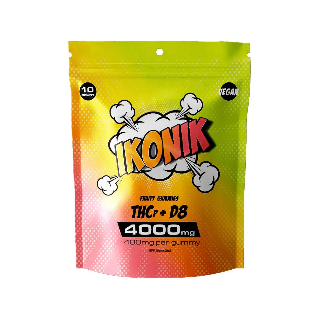 IKONIK THCP + Delta 8 THC Vegan Gummies - Calm Leaf