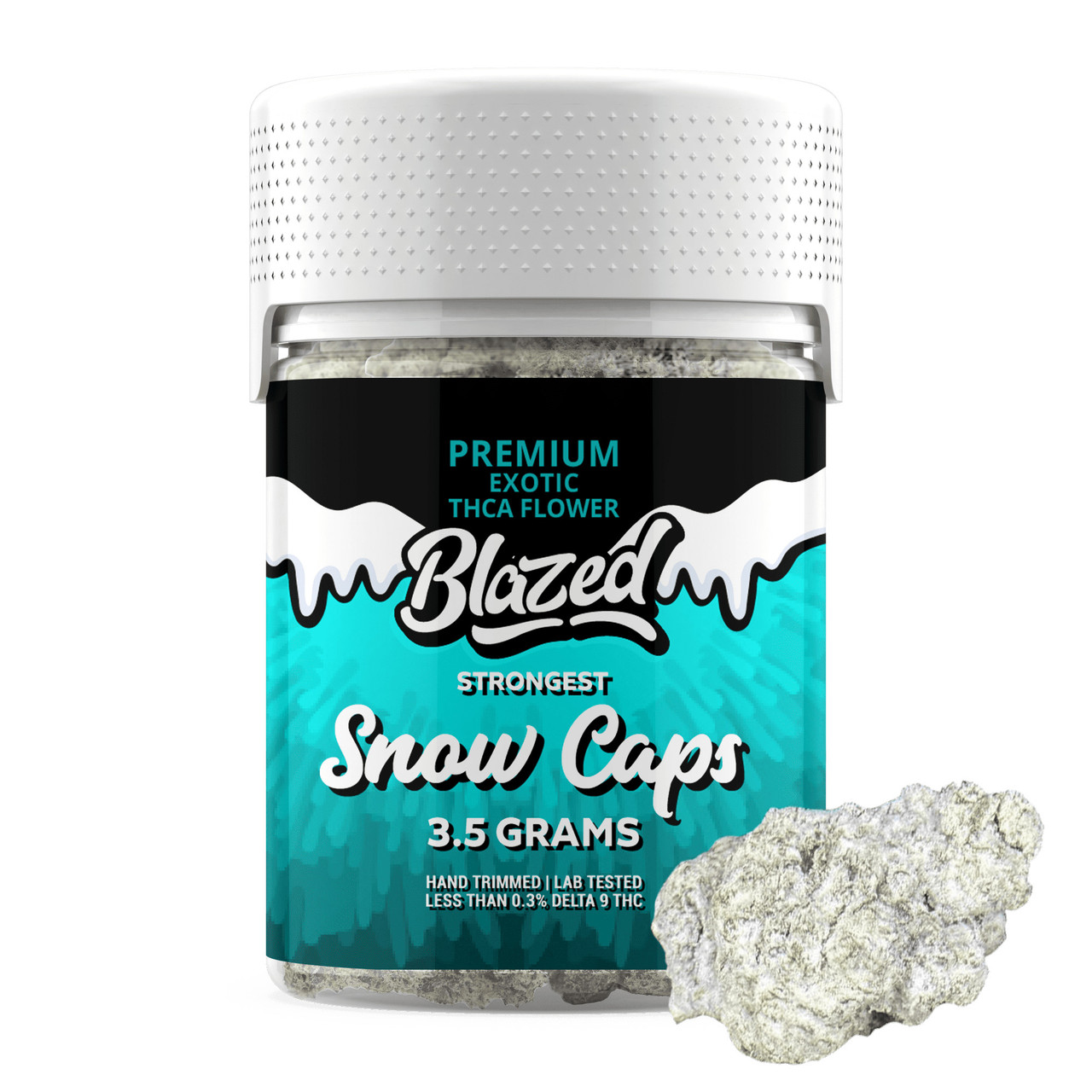 Blazed Exotic THCA Snow Caps - Calm Leaf