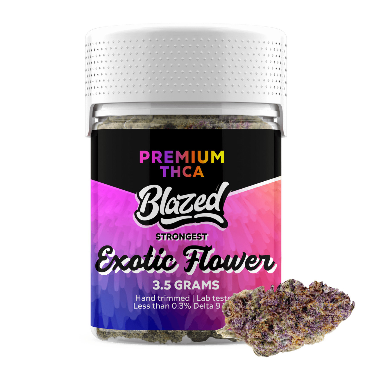 Blazed Exotic THCA Flower - Calm Leaf