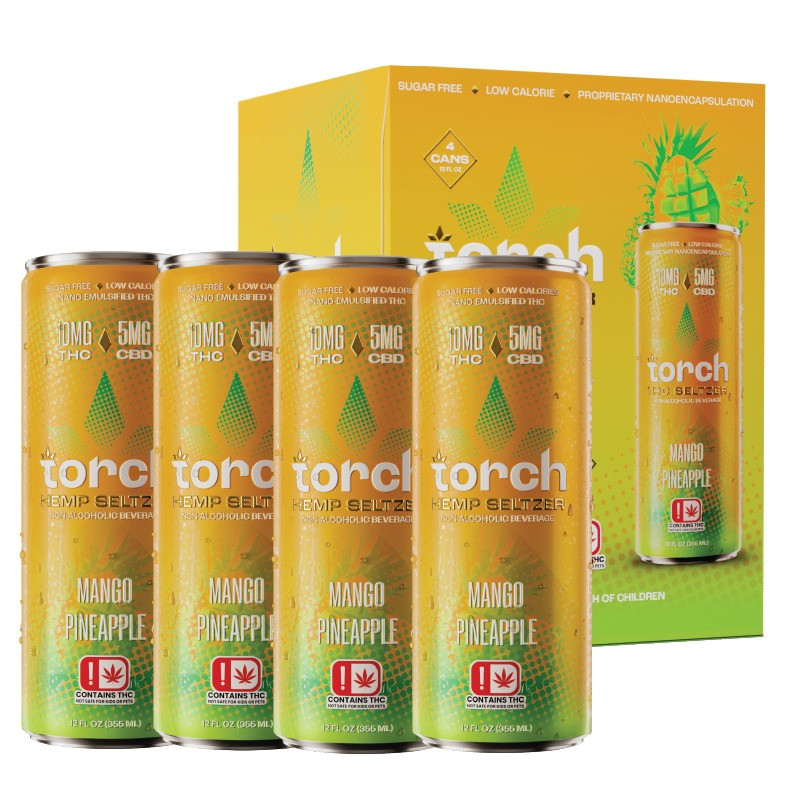 Torch Delta 9 THC + CBD Seltzer - Calm Leaf