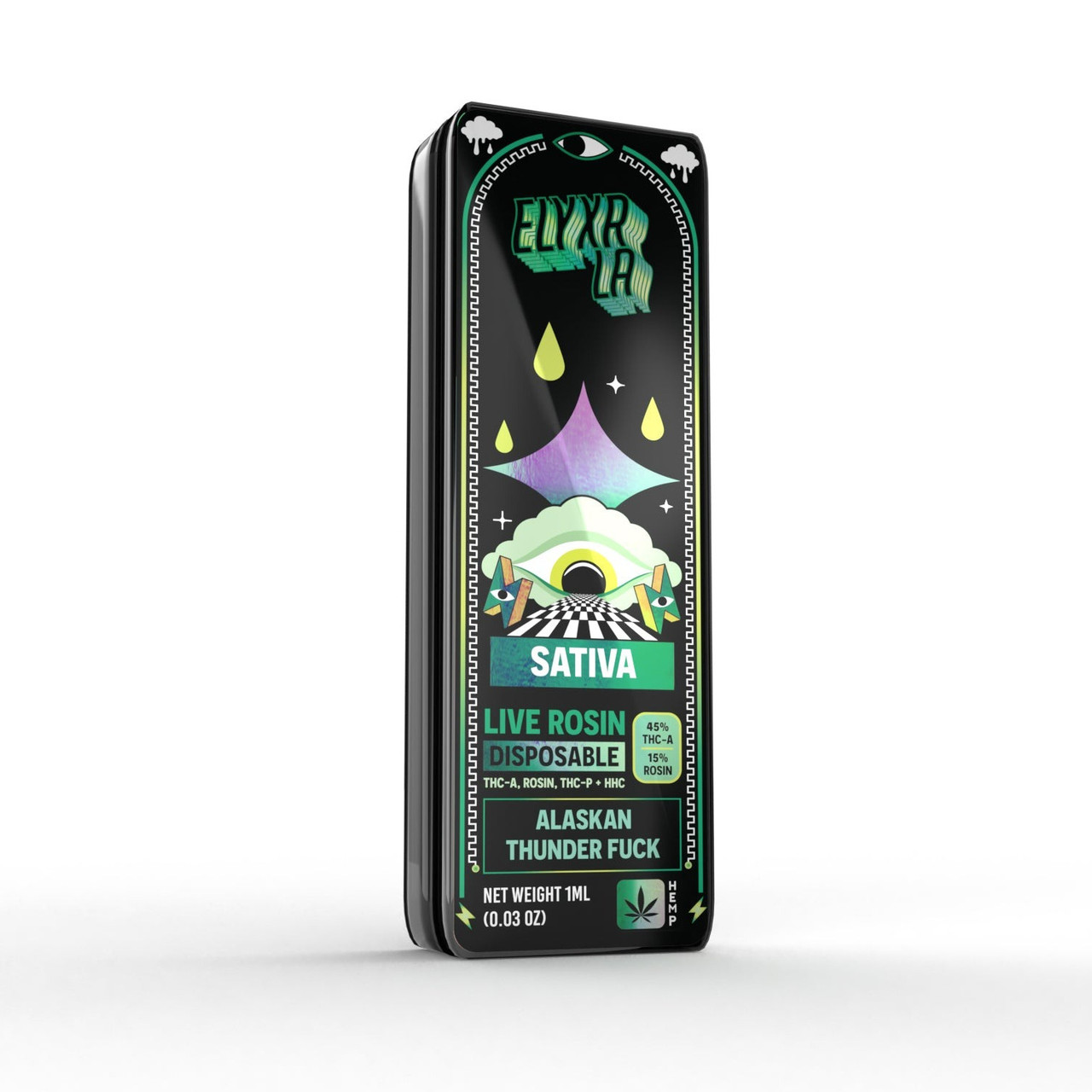 Elyxr Live Rosin THC-A + THC-P + HHC 1G Disposable Vape Pen - Calm