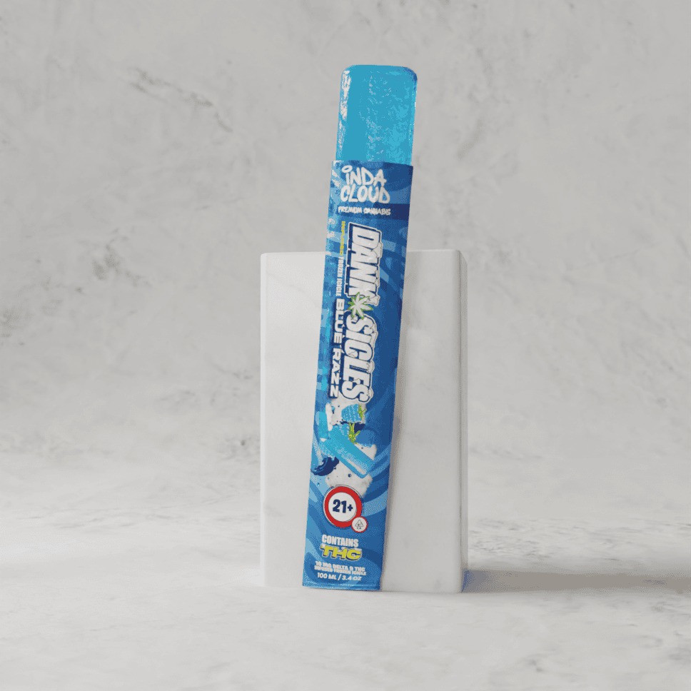 IndaCloud Delta 9 THC Danksicles Ice Pop - Calm Leaf