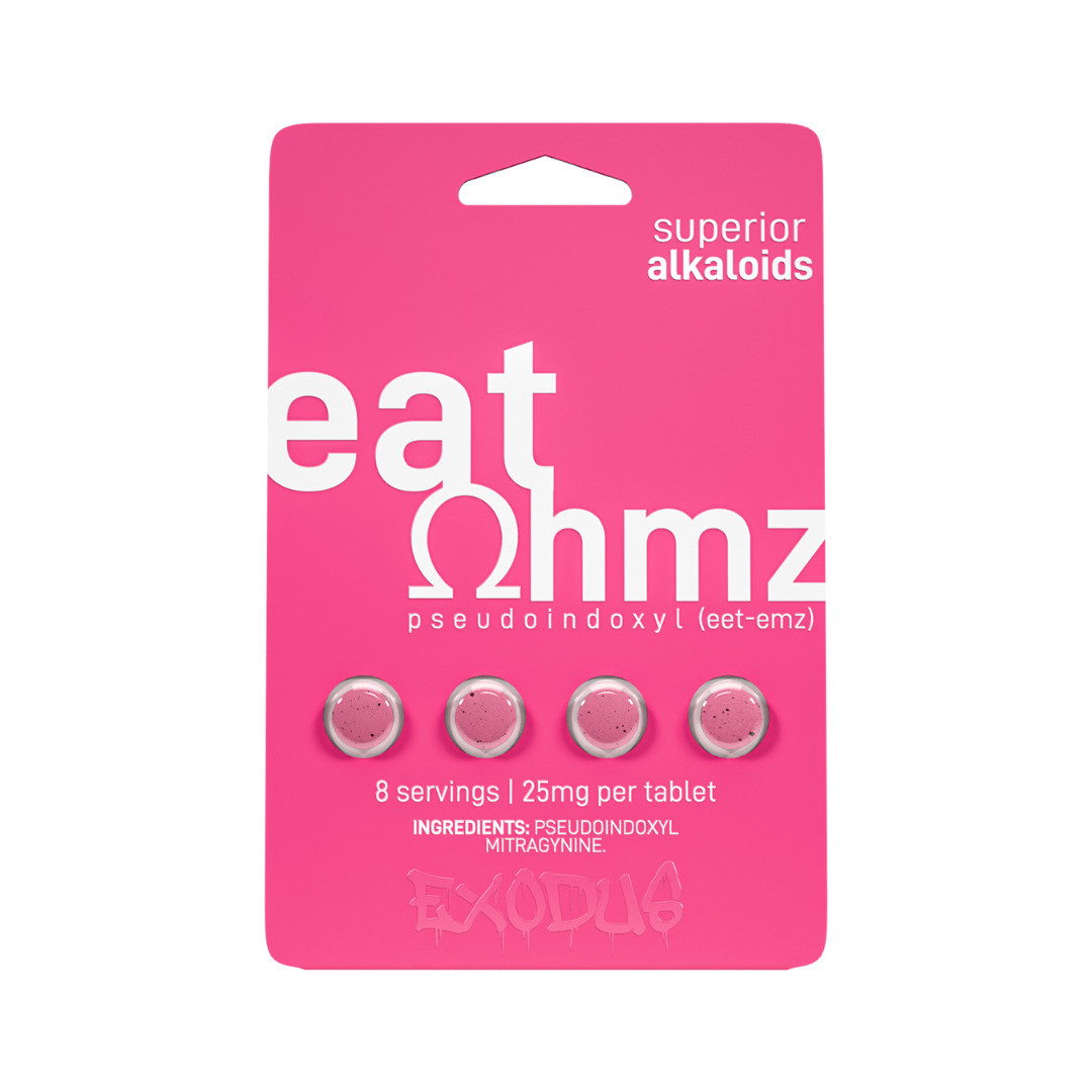 Eat Ohmz Pseudoindoxyl Kratom Alkaloid Blend Tablets - Calm Leaf