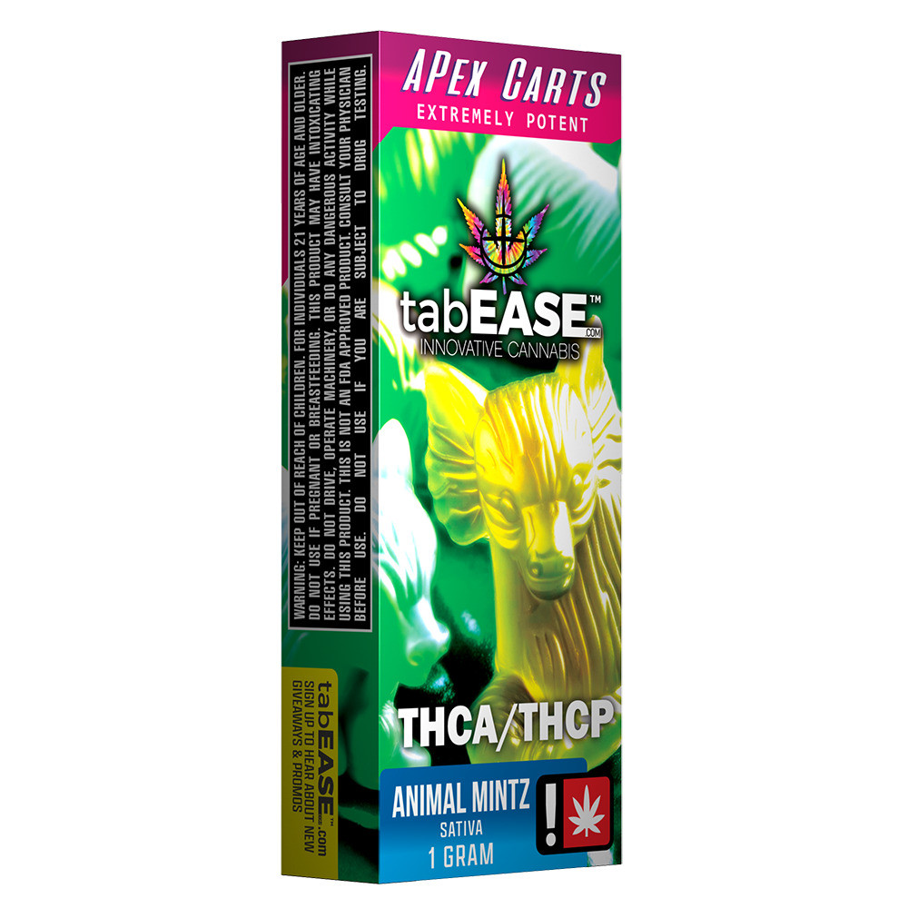 TabEASE Apex Extremely Potent THCA + THCP 1G Vape Cartridge - Calm Leaf