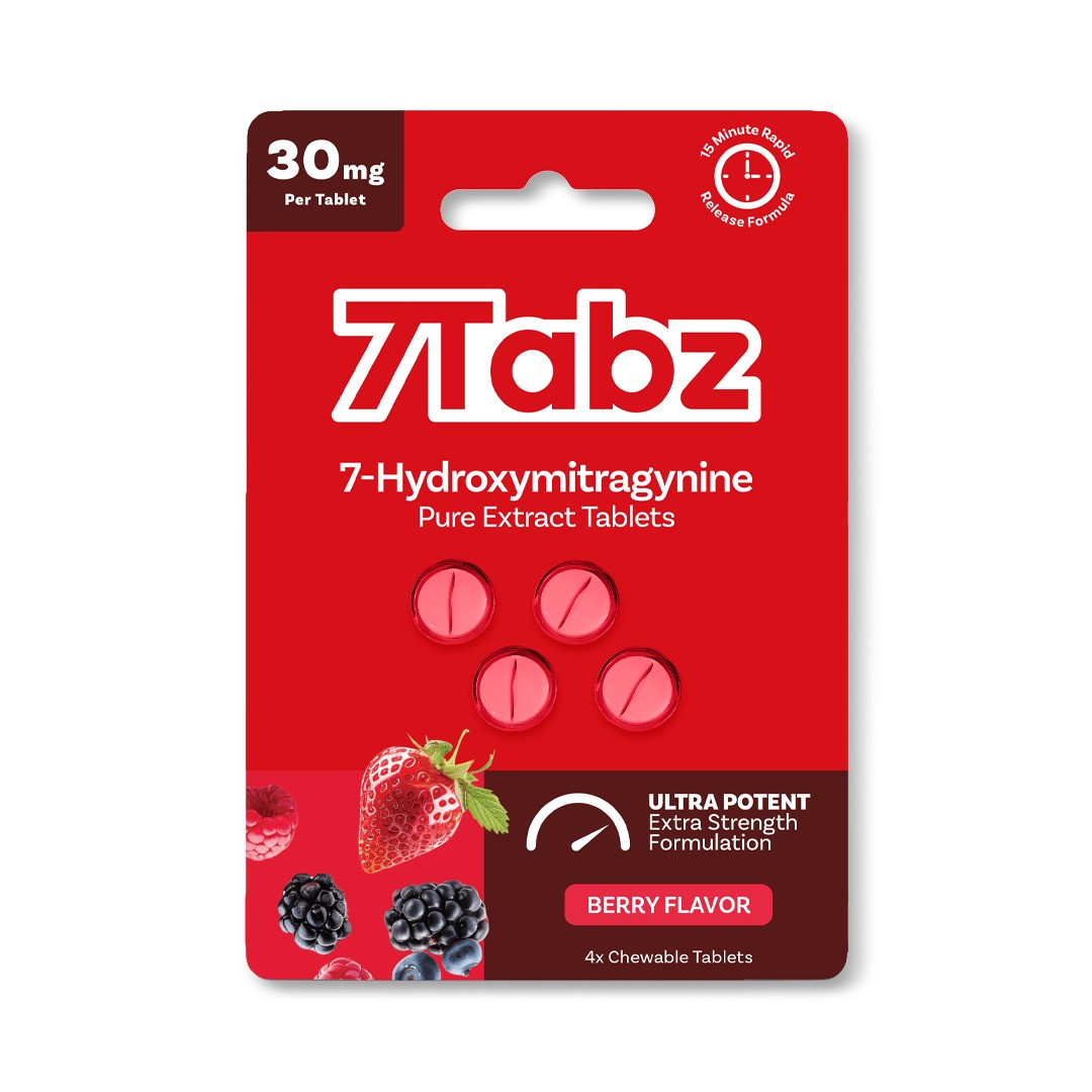 7Tabz 7-Hydroxymitragynine 4 Pack 30mg Extra Strength 7-OH Tablets
