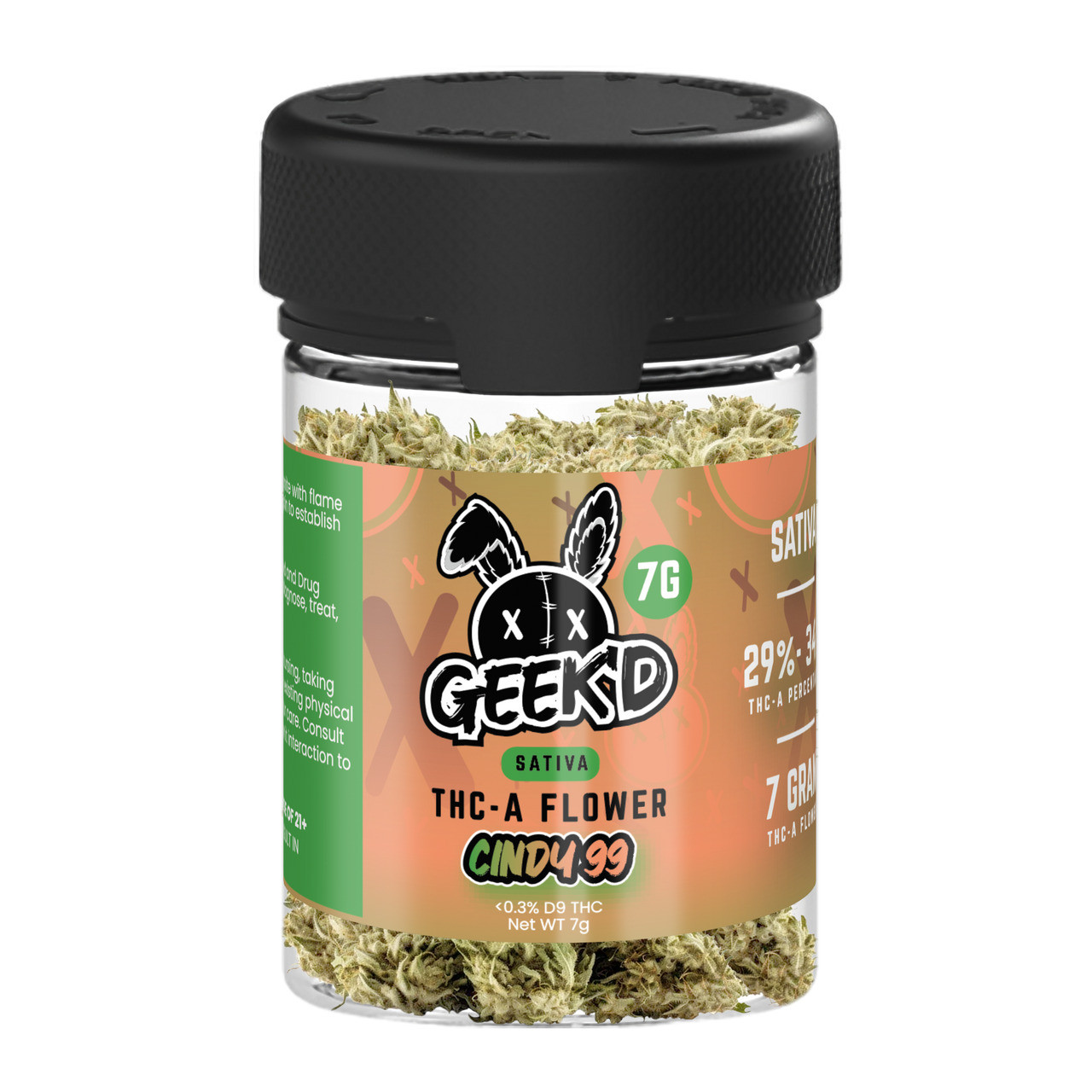 Geek'd THCA Premium Exotic Flower - Calm Leaf