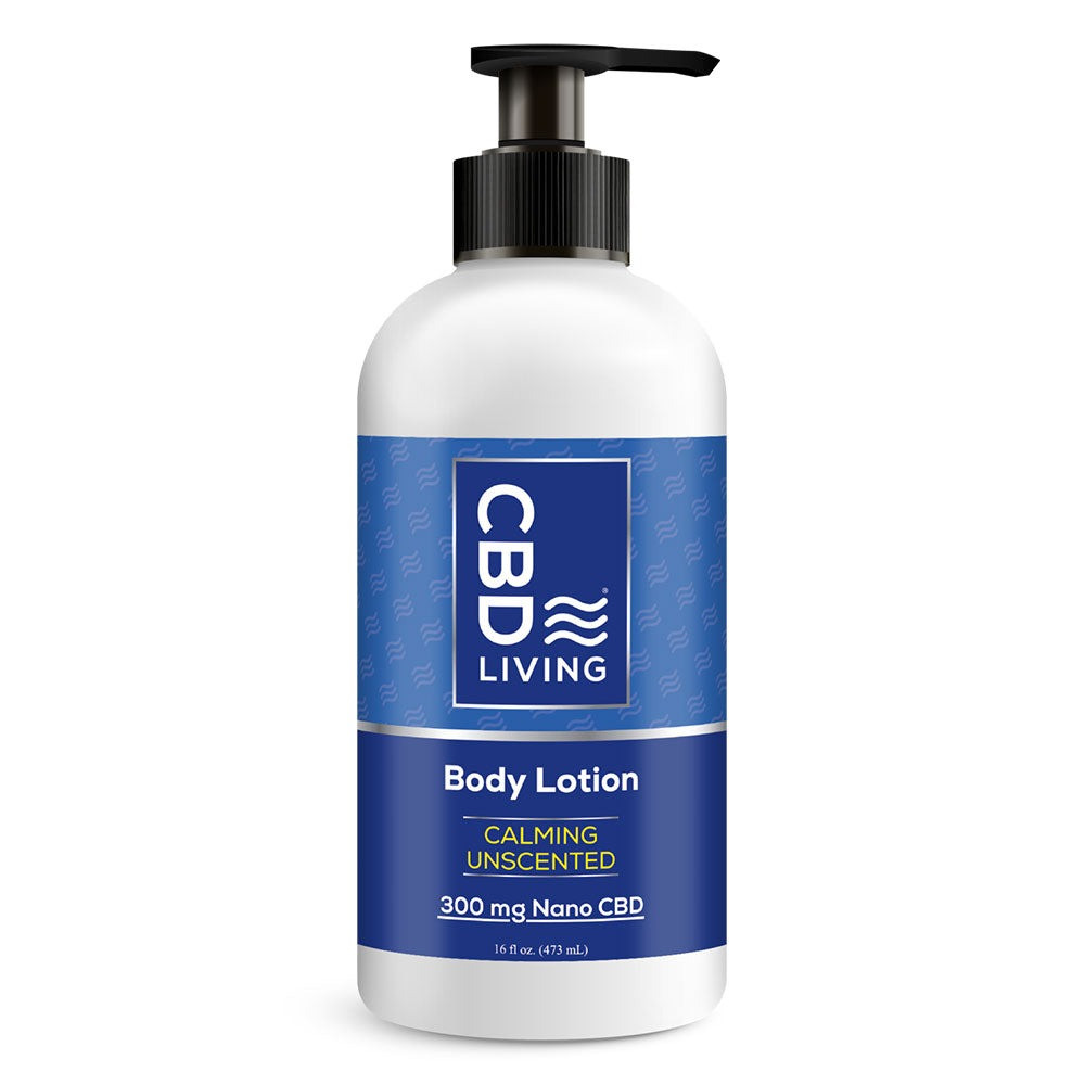 CBD Living Nano Infused Broad Spectrum Hemp CBD Lotion - Calm Leaf