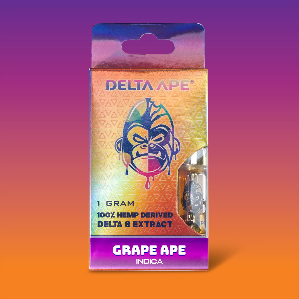 Delta Ape Delta 8 THC Vape Cartridge The Calm Leaf