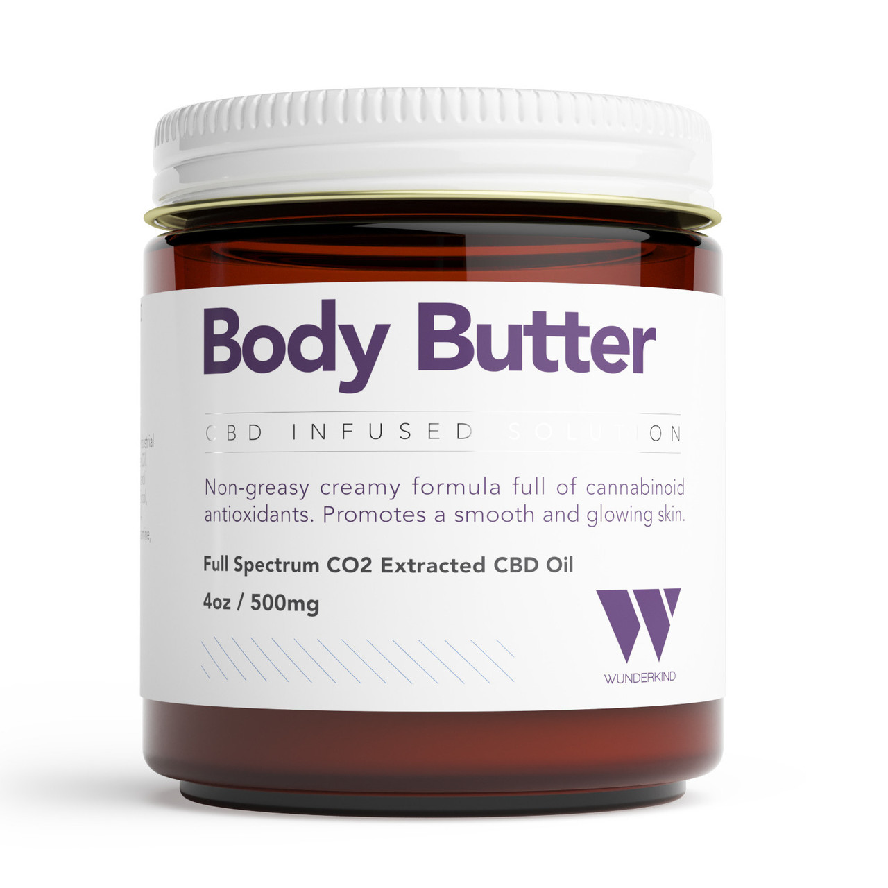 Wunderkind Full Spectrum Hemp CBD Body Butter The Calm Leaf