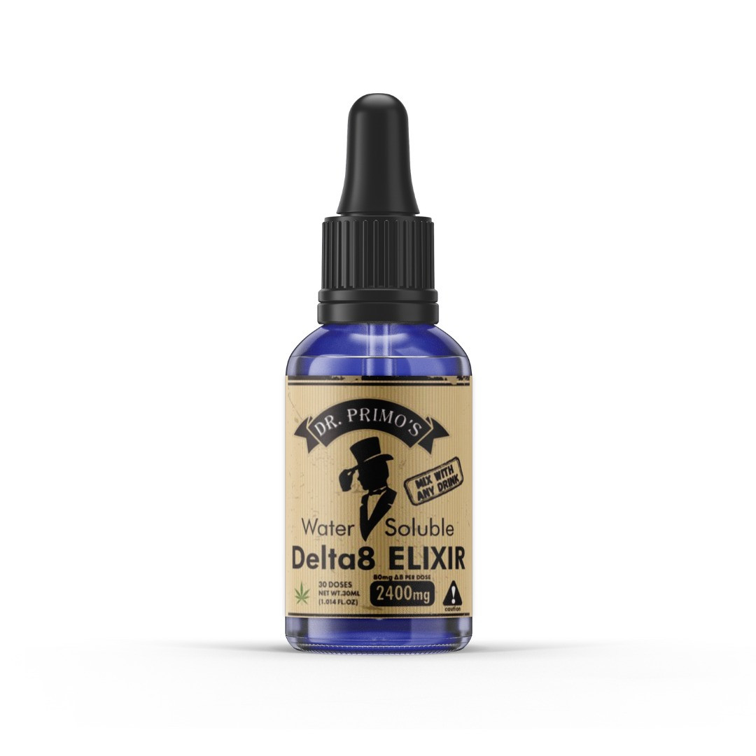 Dr. Primo Delta 8 THC Water Soluble Elixir - Calm Leaf