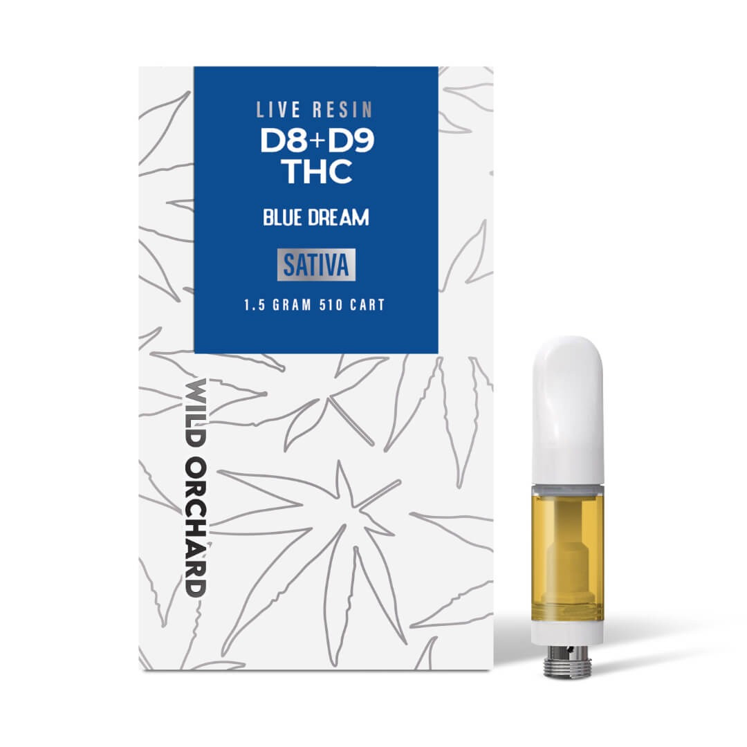 Wild Orchard Delta 8 + Delta 9 THC Live Resin 1.5G Vape Cartridge