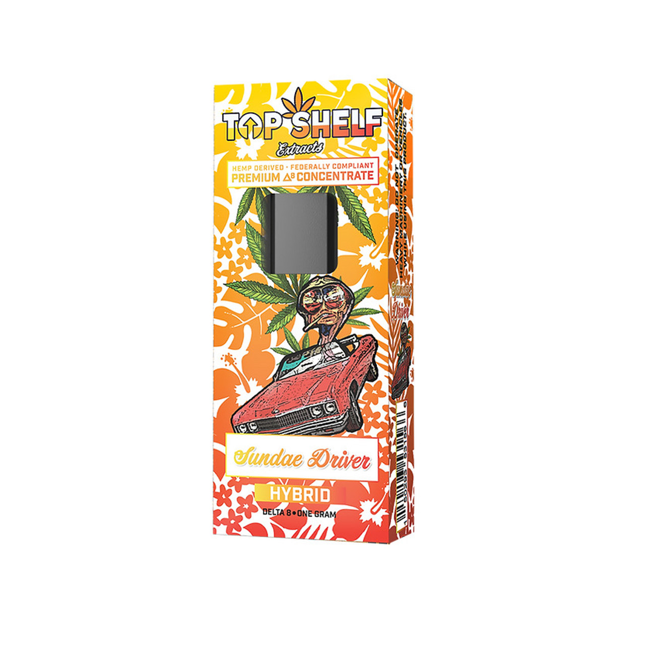 Top Shelf Hemp Co. Delta 8 THC Disposable Vape Pen The Calm Leaf