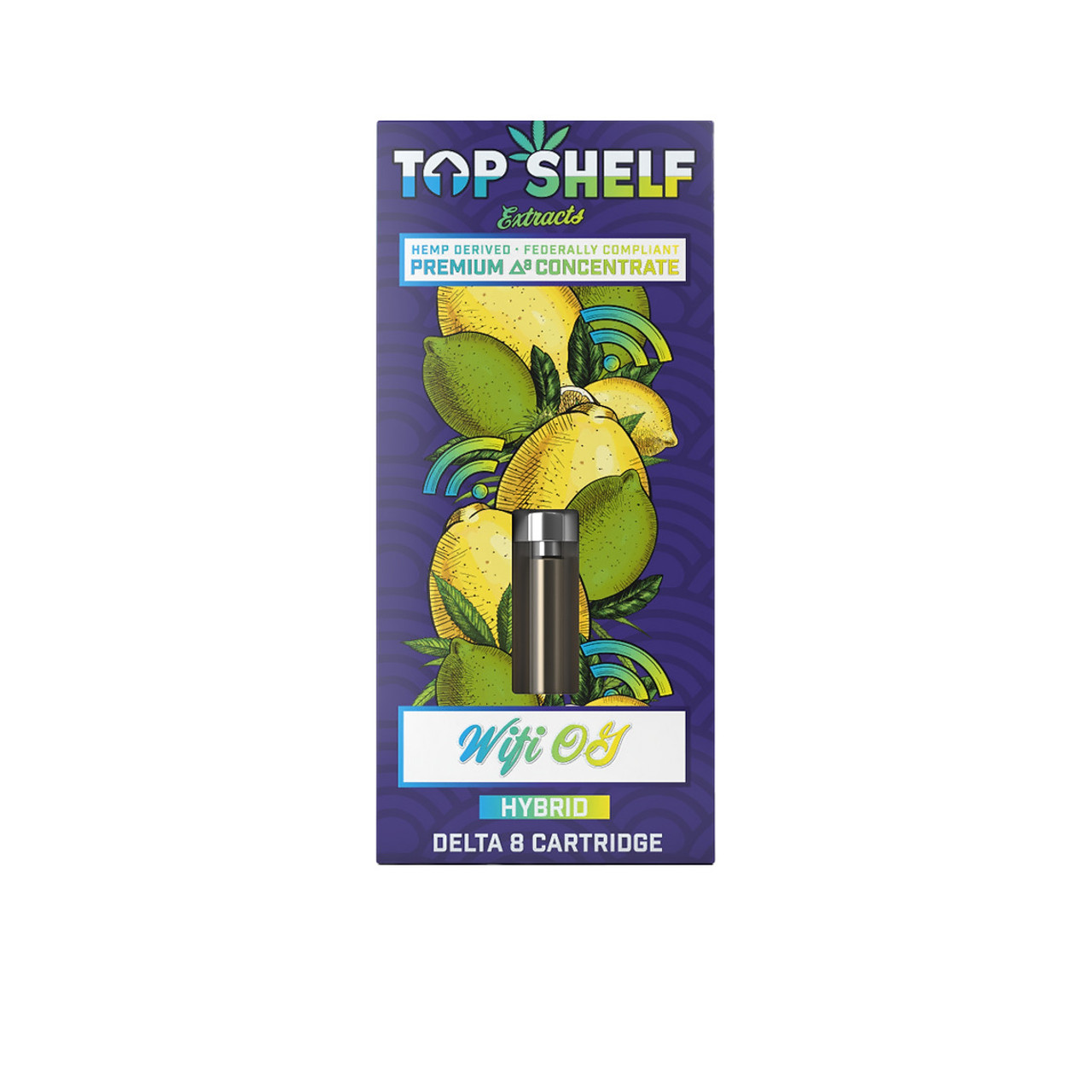 Top Shelf Hemp Co. Delta 8 THC Vape Cartridge The Calm Leaf