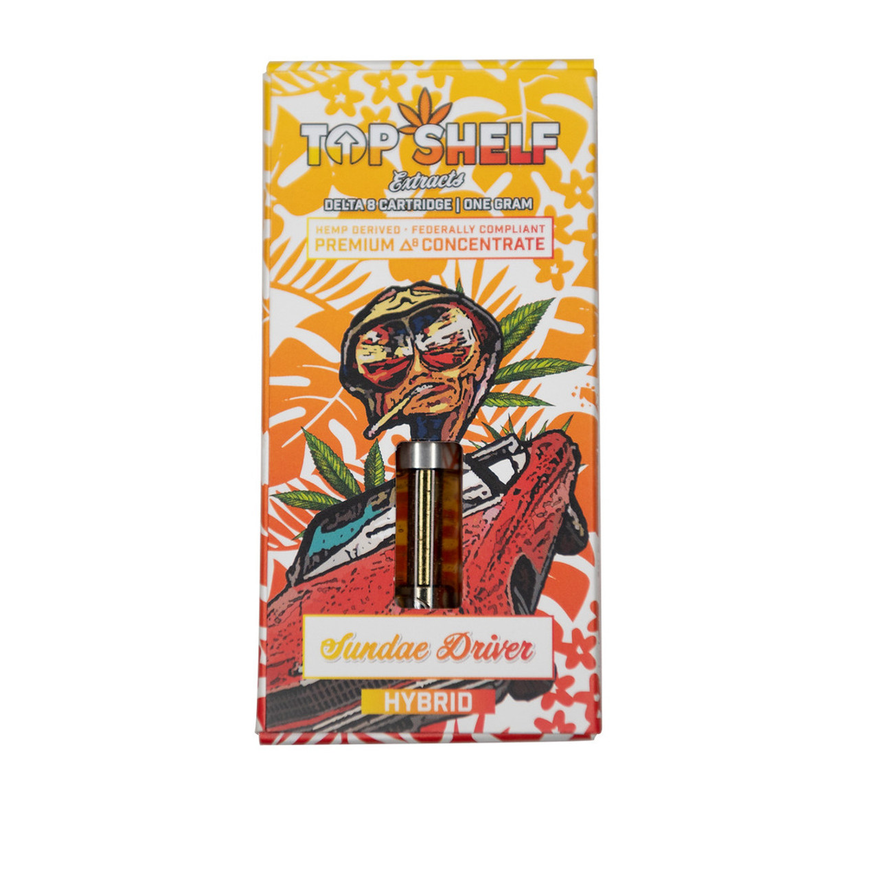 Top Shelf Hemp Co. Delta 8 THC Vape Cartridge The Calm Leaf