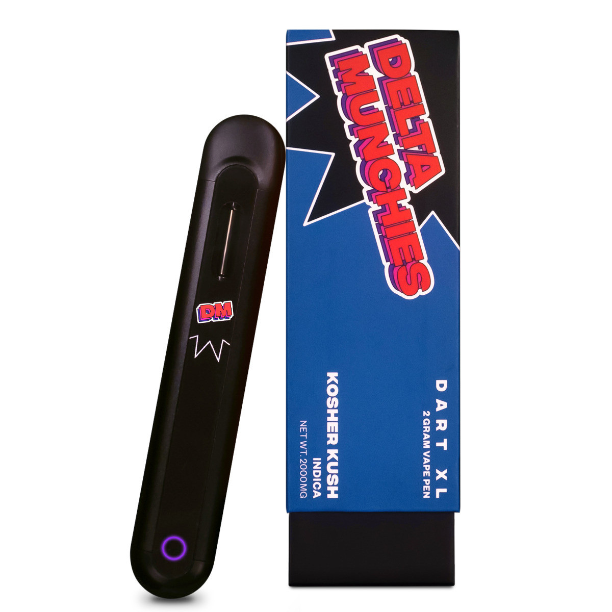 Delta Munchies Delta 8 THC Disposable 2G Vape XL Dart - Calm Leaf