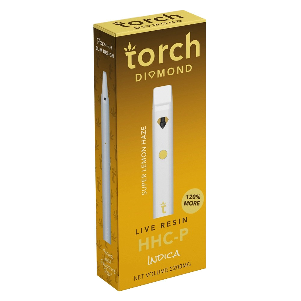 Torch Diamond Live Resin HHC-P Disposable Vape Pen - Calm Leaf Torch Diamond Live Resin HHC-P Disposable Vape Pen - Calm Leaf