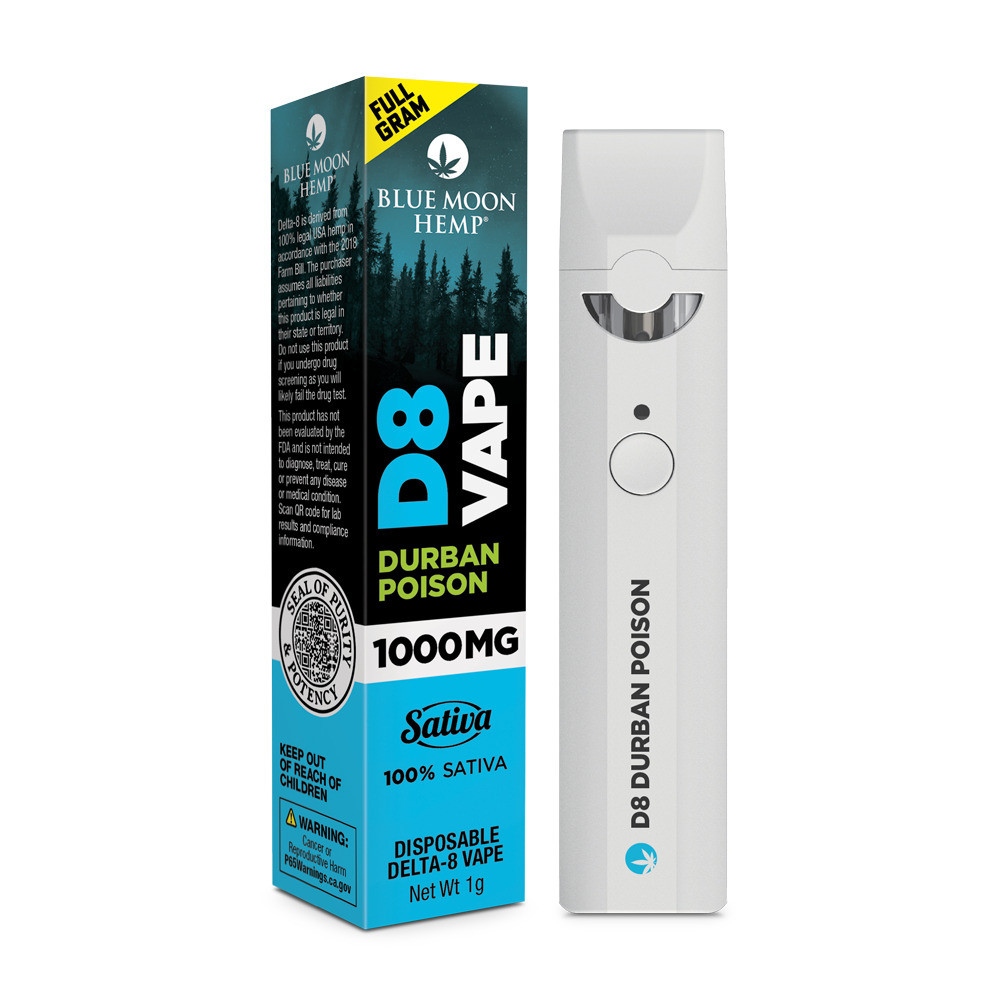 Blue Moon Hemp Delta 8 THC Disposable Vape Pen