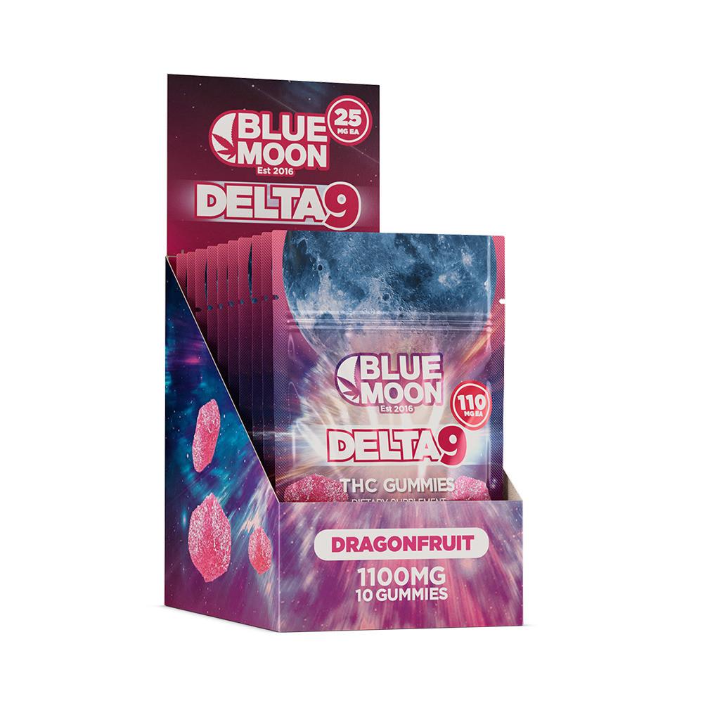 Blue Moon Hemp Delta 9 THC Gummies - Calm Leaf