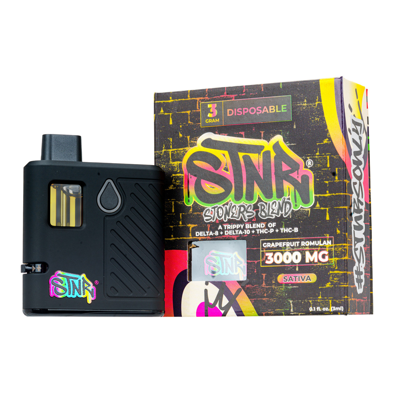 STNR Stoners Blend D8 + D10 + THC-P + THC-B Disposable Vape Pen