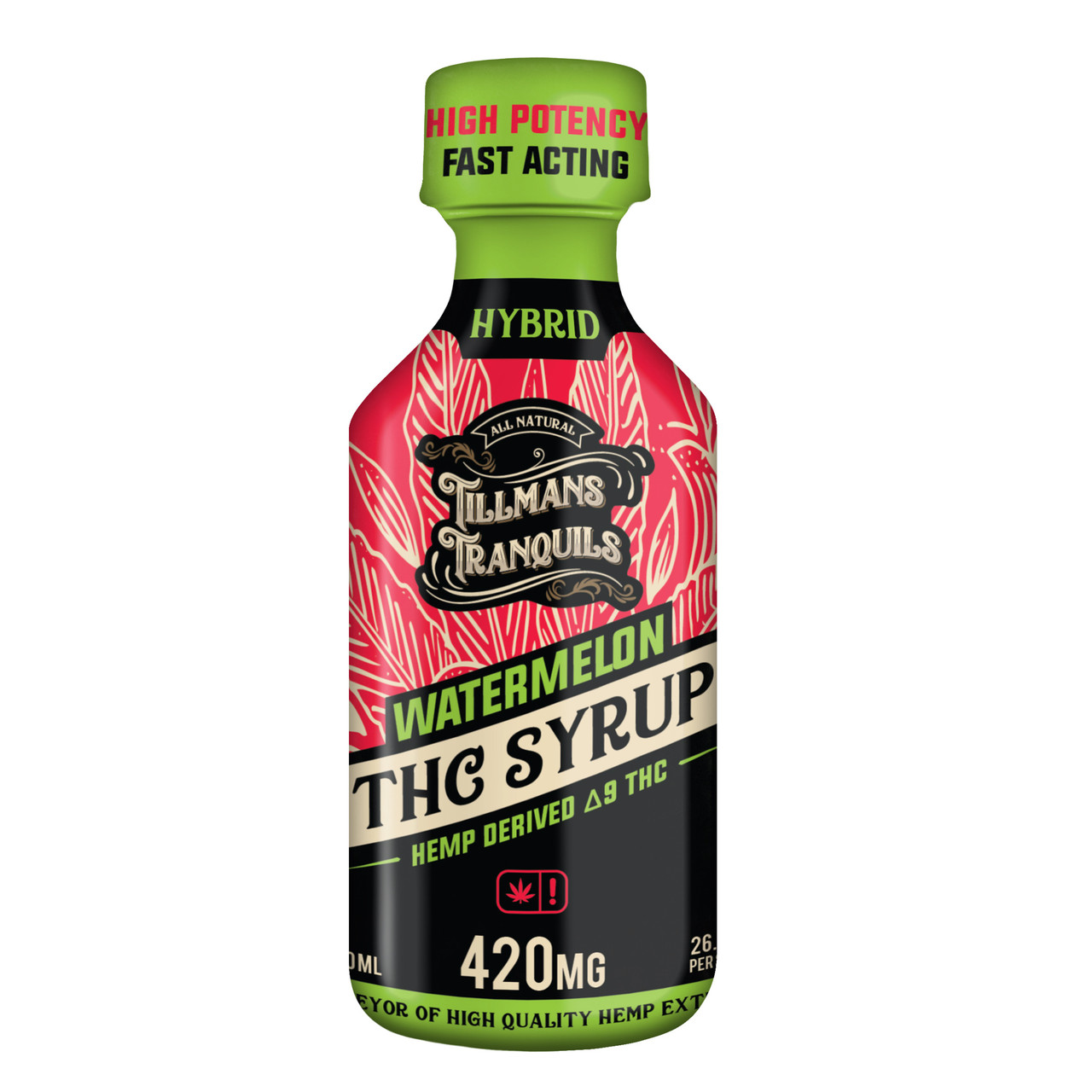 Tillmans Tranquils Delta 9 THC Syrup - Calm Leaf