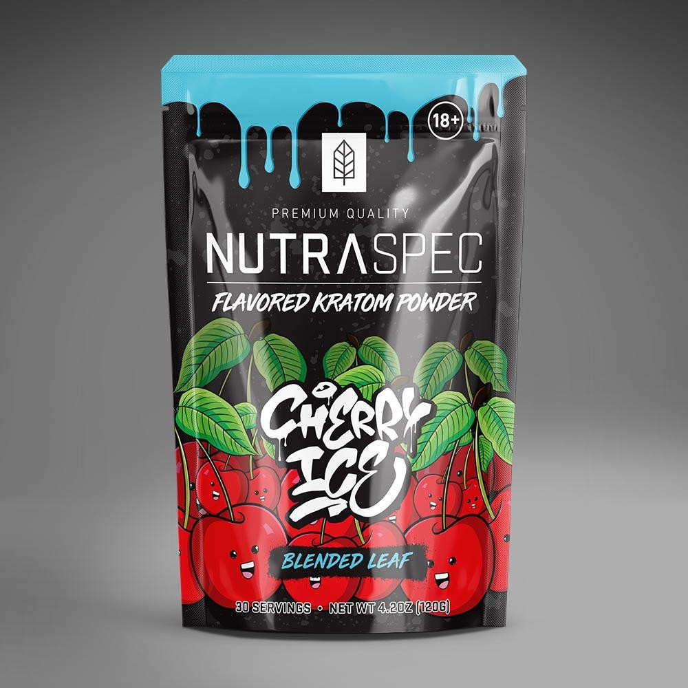 Krabot NutraSpec Morning Blend Cherry Ice Flavored Kratom Powder