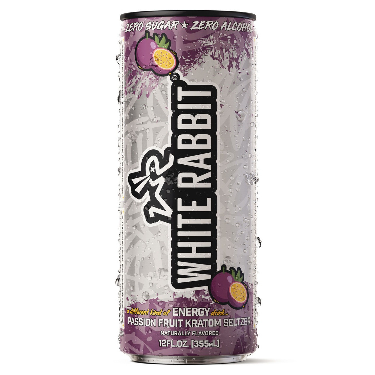 White Rabbit Energy Kratom Seltzer - Calm Leaf