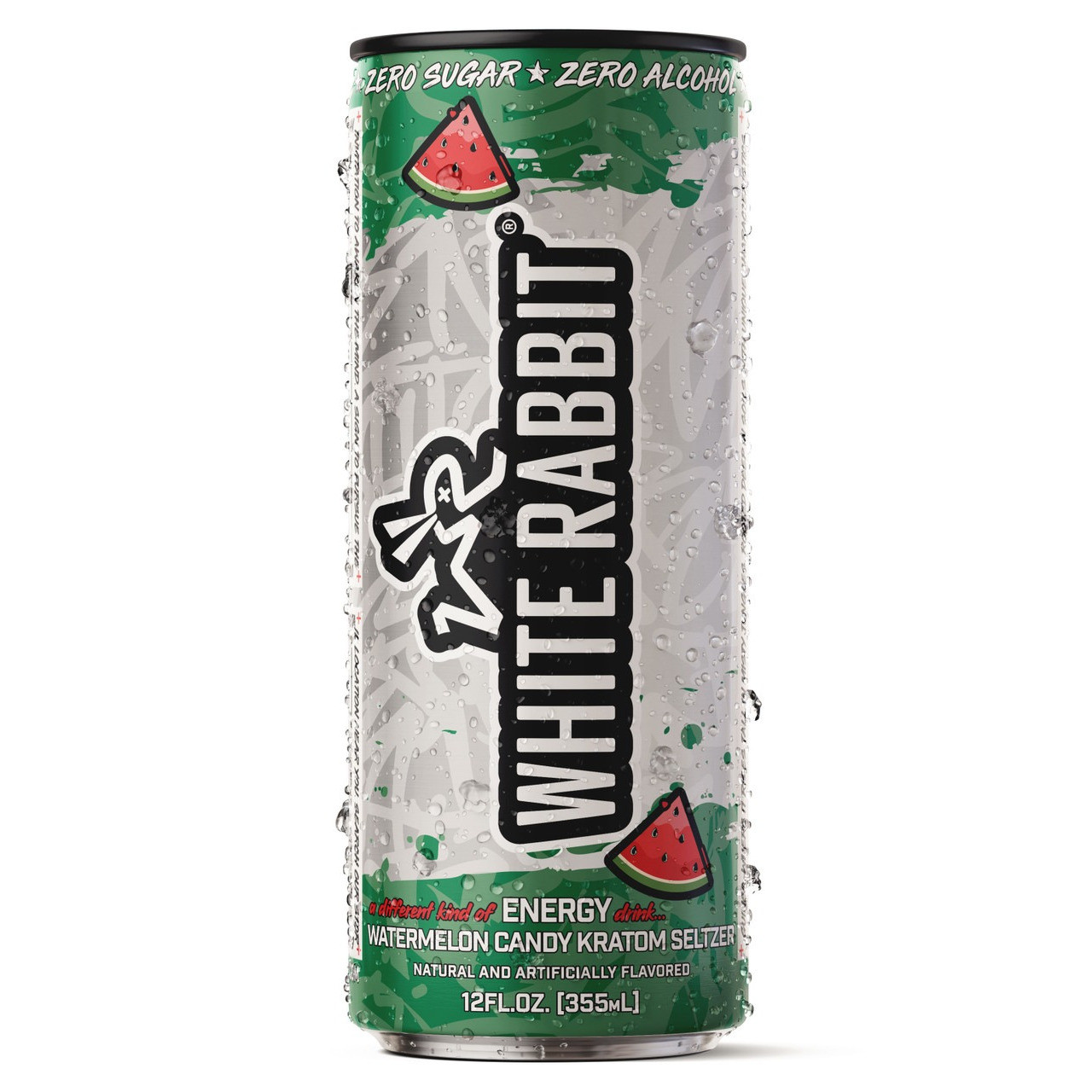 White Rabbit Energy Kratom Seltzer - Calm Leaf
