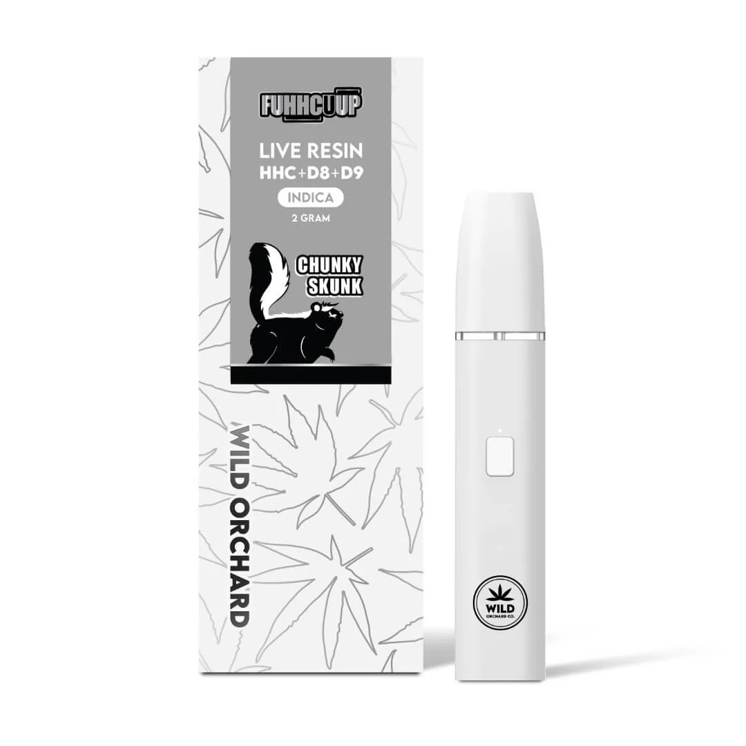 LuckyVAPE Wild Orchard FUHHCUUP HHC + D8 + D9 Live Resin Disposable