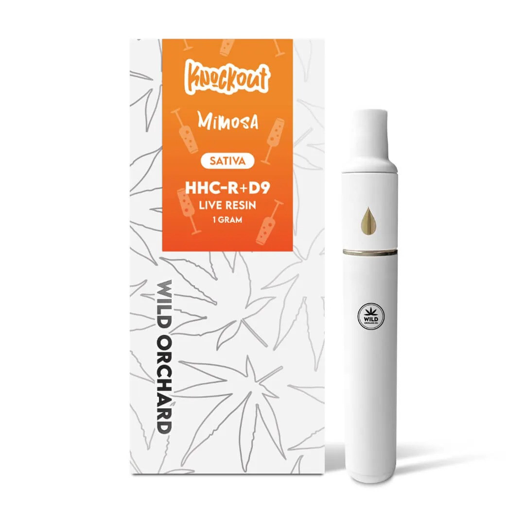 Wild Orchard Knockout HHC-R + D9 Live Resin Disposable Vape Pen