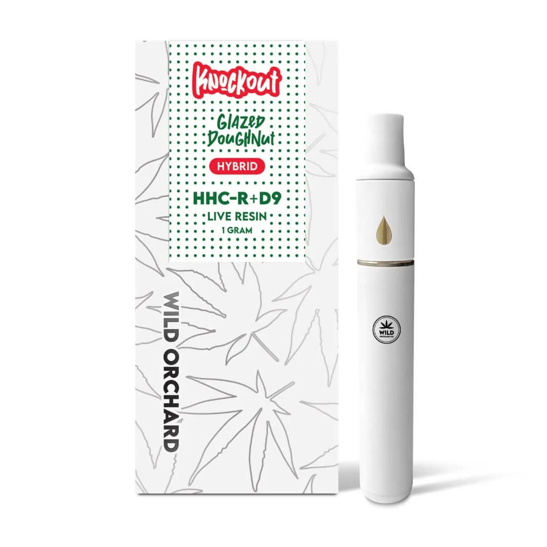 Wild Orchard Knockout HHC-R + D9 Live Resin Disposable Vape