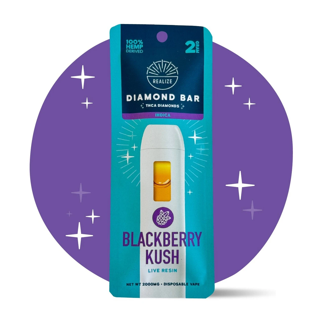 Realize THCA Diamond Disposable Live Resin Vape Bar