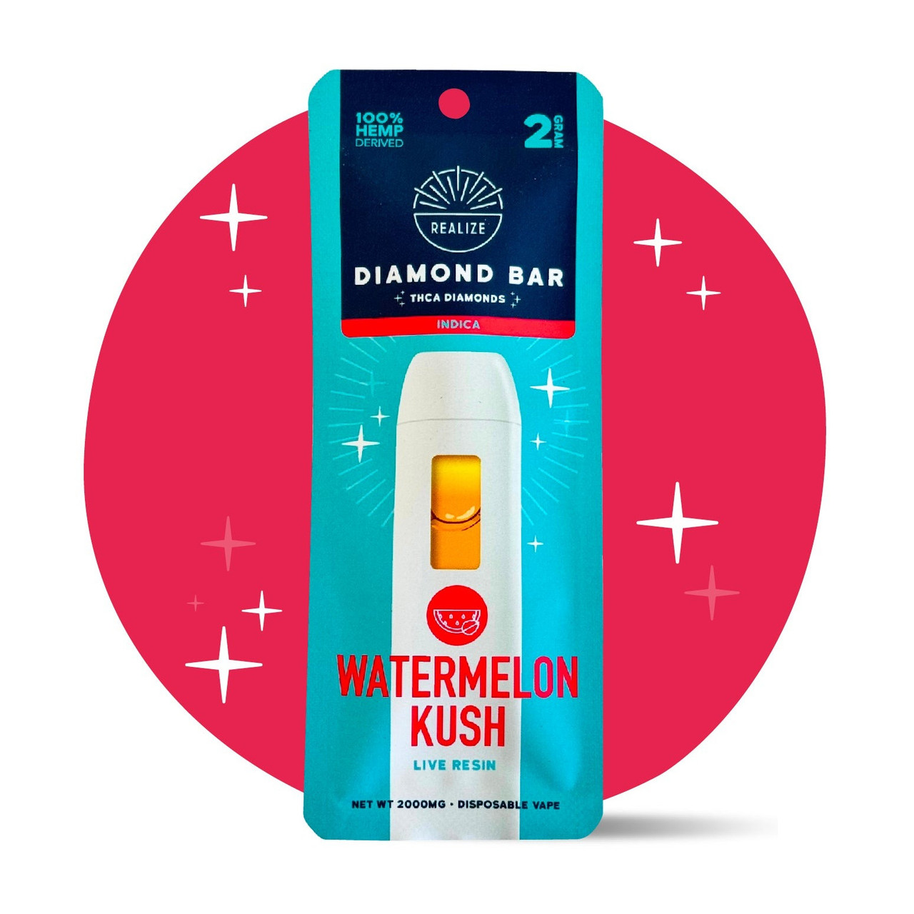 Realize THCA Diamond Disposable Live Resin Vape Bar