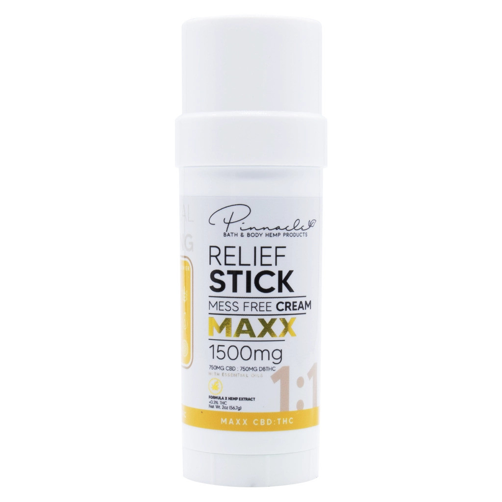 Pinnacle Hemp Delta 8 THC + CBD MAXX 1:1 Relief Cream Stick - Calm