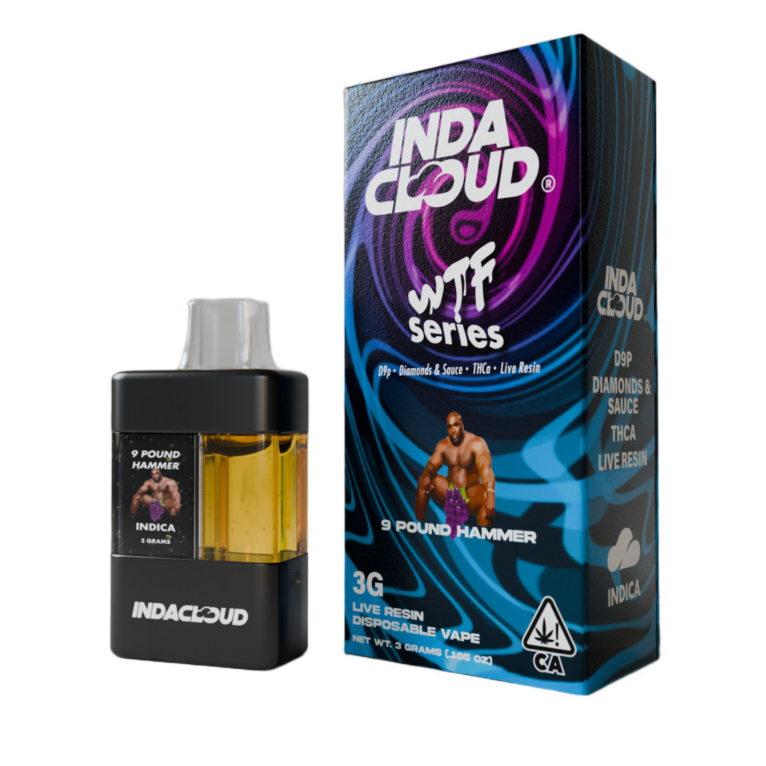 damn good disposable vape IndaCloud WTF Series Knockout Blend Live Resin 3G Pen Choose Flavor:Cool Key Lime Pie $0-$100 BAT to Launch Synthetic