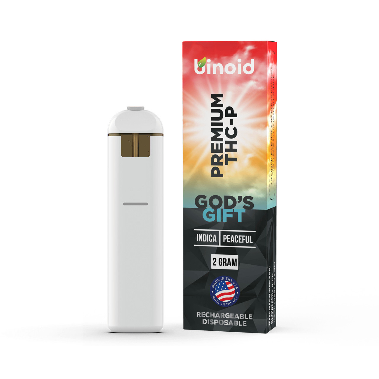 Binoid Premium THC-P 2G Disposable Vape Pen - Calm Leaf