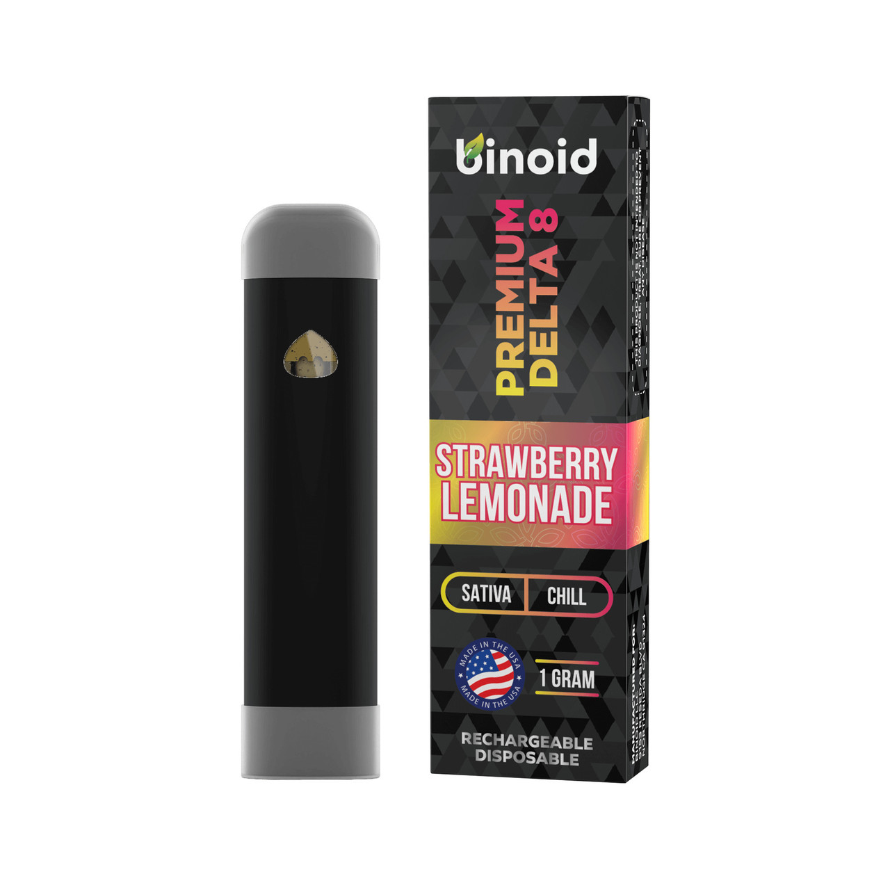 Binoid Premium Delta 8 THC 1G Disposable Vape Pen - Calm Leaf