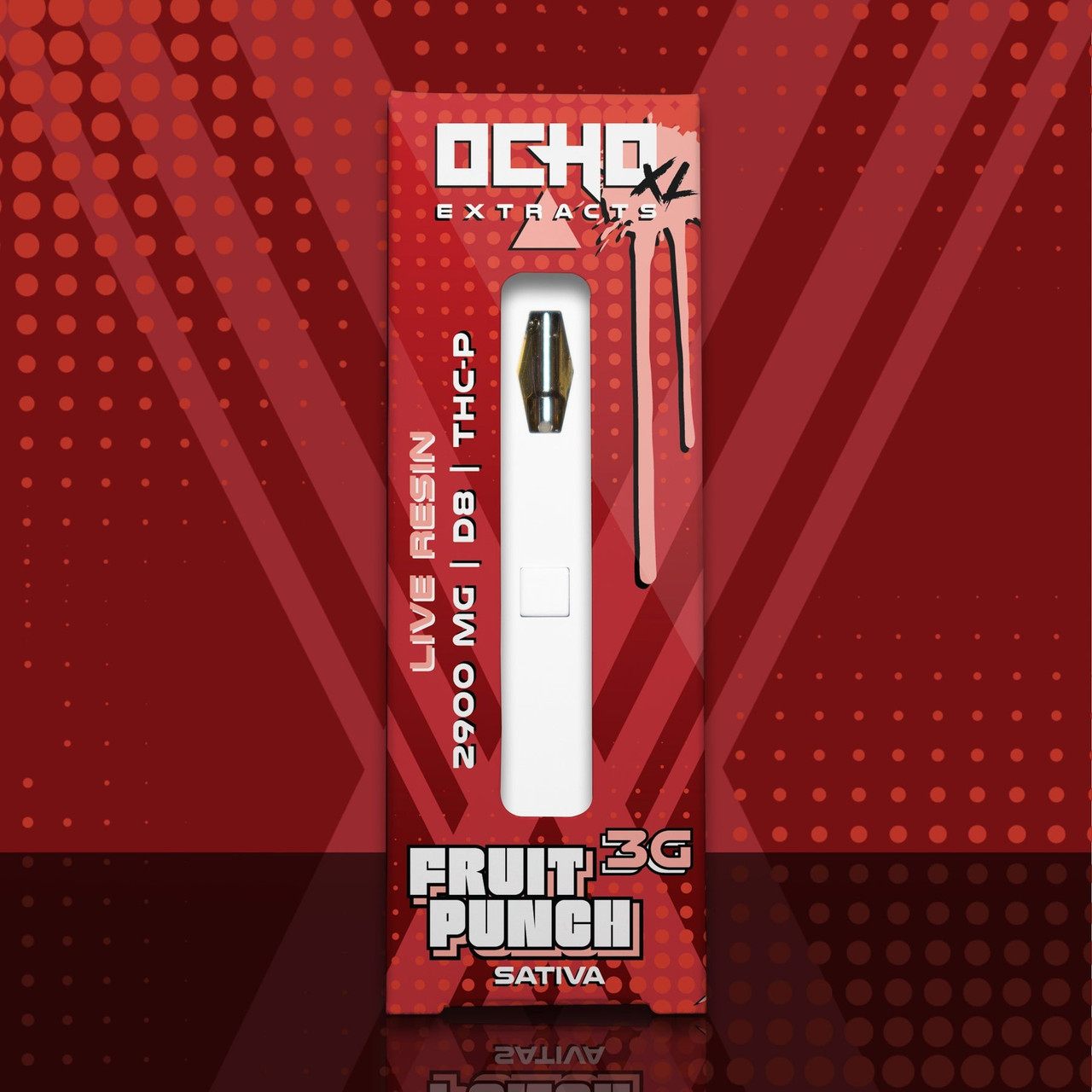 Ocho Extracts XL THCP + Delta 8 Live Resin Blend 3G Disposable